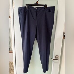 Van Heusen Blue Trousers for Professional Wear